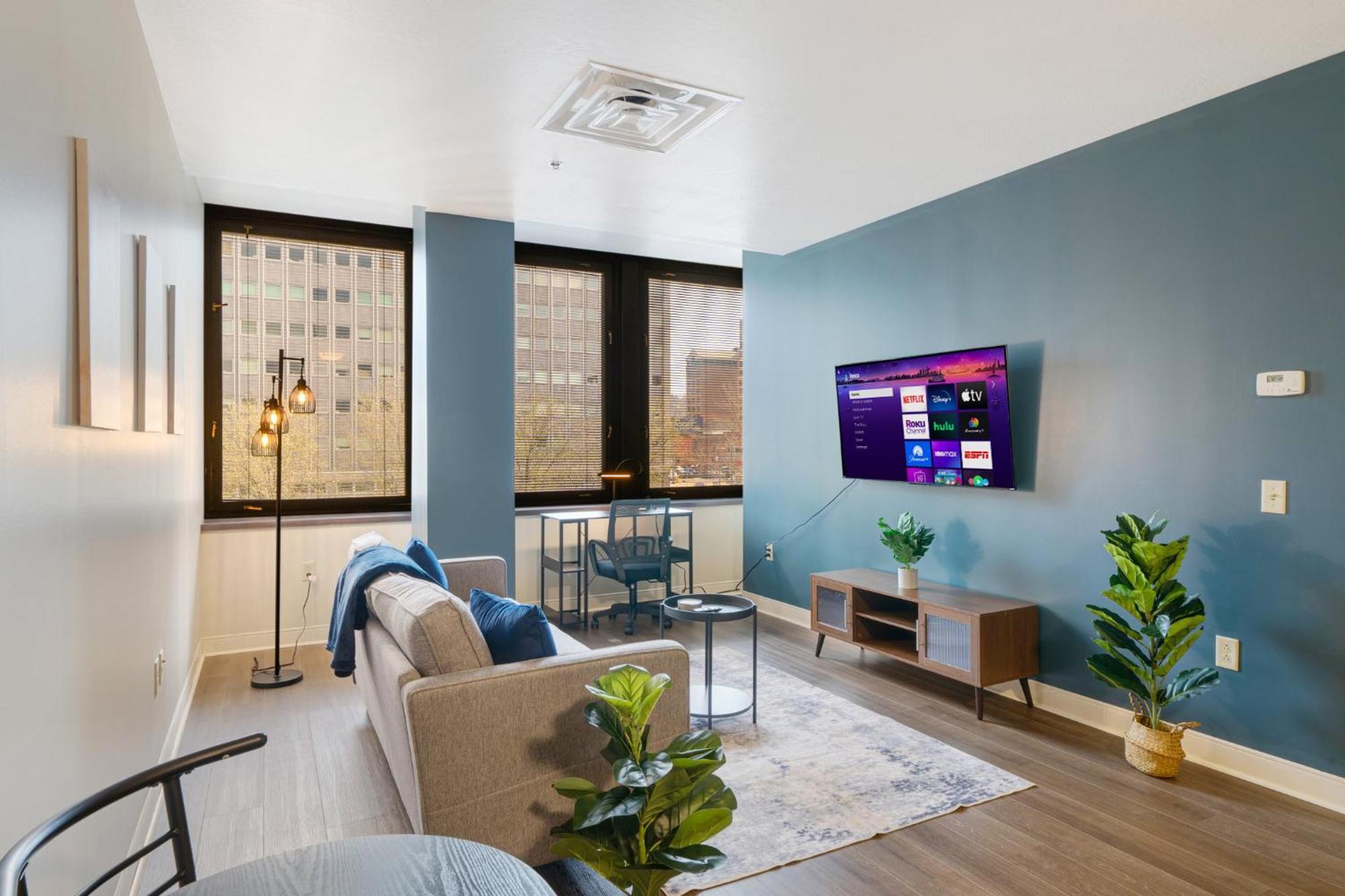 Apartament Vibrant Luxury Prime Location 24-7 Onsite Parking Gym Lounge Pittsburgh Zewnętrze zdjęcie